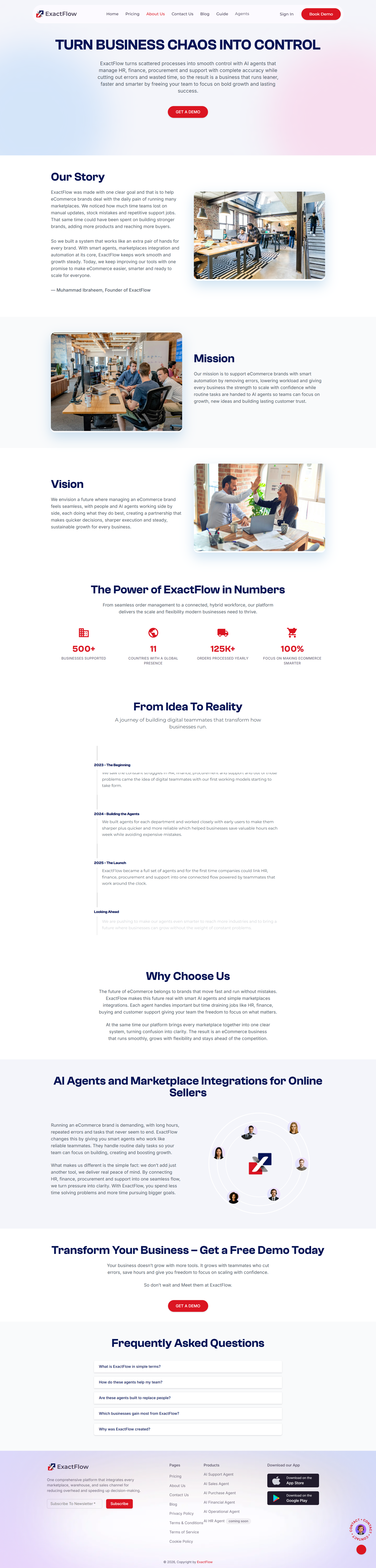 ExactFlow Website - Image 3